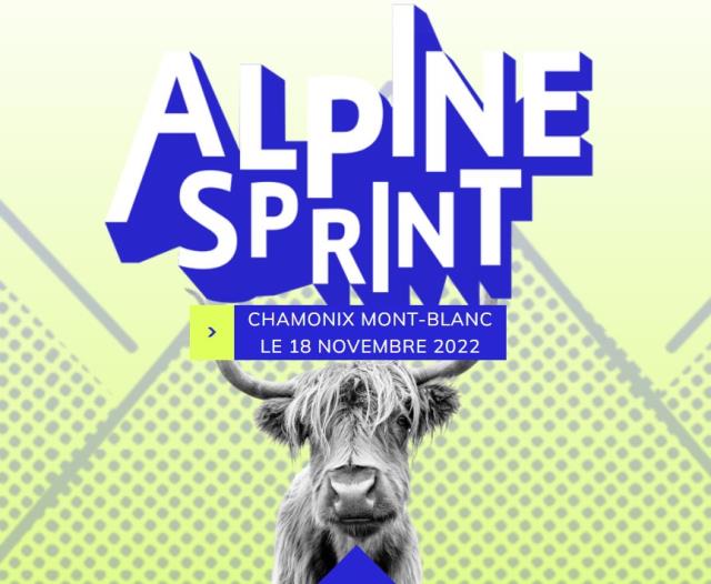 L'Alpine Sprint se déroulera le 18 novembre à Chamonix.