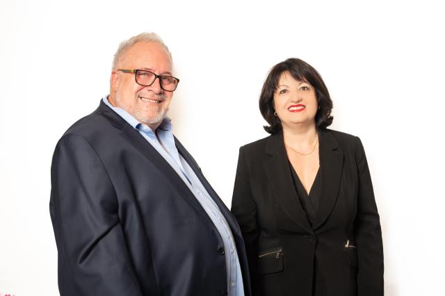 Nathalie Baudoin et Laurent Duc.