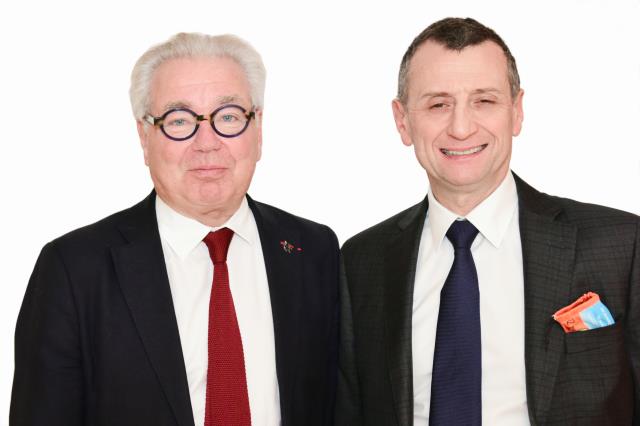 Didier Chenet (à gauche) et Hervé Dijols.