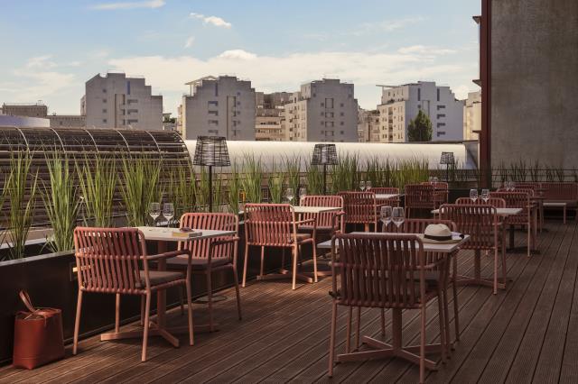 La terrasse.
