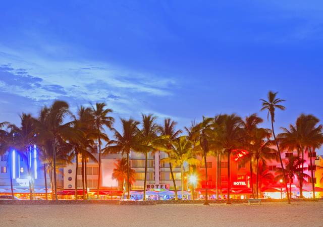 Ocean Drive, à Miami (Floride)