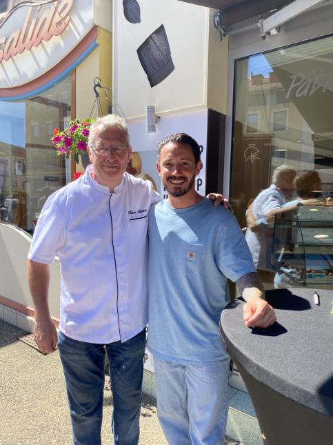 Pascal Liotier et Cédric Grolet ont ouvert une boutique pop-up à Yssingeaux, le temps d'un week-end..