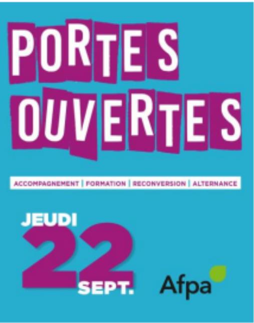 Journée Portes Ouvertes dans tous les centres Afpa