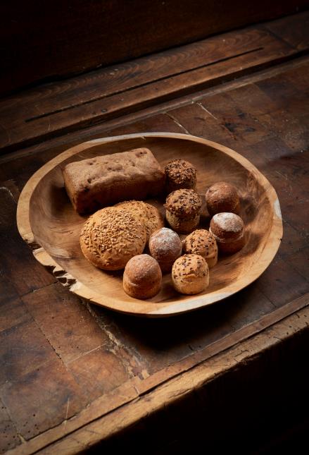 Les pains sans gluten et bio de Kom&Sal, la société de la chef étoilée Nadia Sammut.