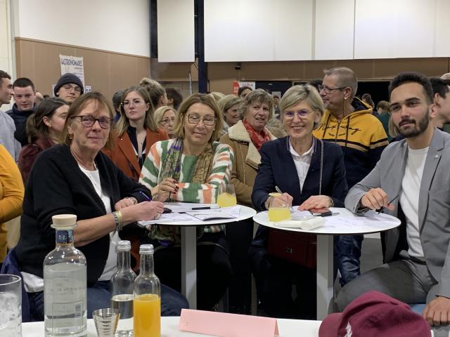 Jury dégustation : Pascale Carbillet (L'hôtellerie-Restauration), Valérie Judel (Klésia), Chantal Wittmann (Ecole Ducasse Campus formation) et Ayrton (distillerie des Moisons).