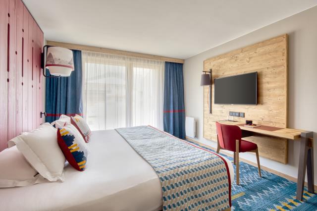 Une chambre du Club Med de Tignes, qui ouvrira le 4 décembre.