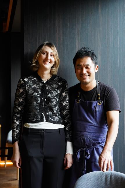 Kazuyuki  et Marine Tanaka, nouveaux membres des Grandes Tables du Monde. 