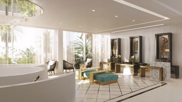 Réception du futur hôtel Victoria à Nice.