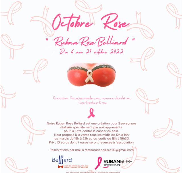 le 'Ruban Rose Belliard', du 6 au 21 octobre 2022.