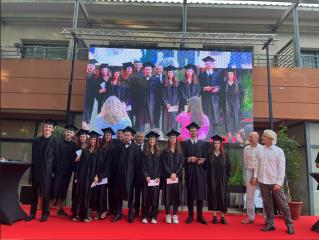 Cérémonie des remise de diplômes avec Xavier Mathieu