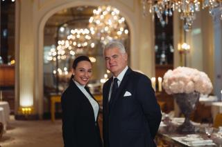 Anna Crupano et Denis Courtiade, deux talents et deux générations à la tête du restaurant parisien...