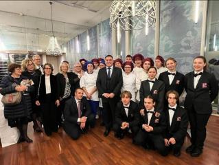 Soirée de gala en l'honneur de la cuisine italienne dans le monde