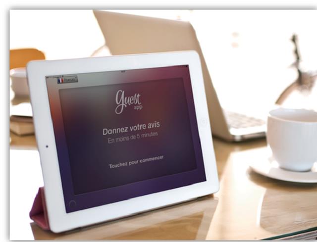 GuestApp se lance sur une autre manière de crédibiliser le dépôt d'avis. Elle propose une application à installer sur une tablette permettant de récolter l'avis des clients sur place, à la réception, dans l'hôtel ou le restaurant.