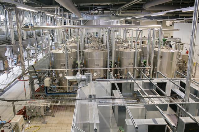 Le centre de recherche et développement des Brasseries Kronenbourg à Obernai.