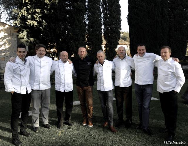 De gauche à droite : Ludovic Turac, Stéphane  Lelièvre, Didier Chouteau, Jean-François Bérard,  Stephan Paroche, Christian Morisset, Sébastien  Sanjou et Benoit Witz.