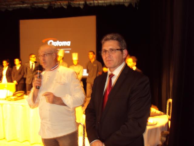 Jean-Yves Laurenguer et Michel Lugnier, inspecteur général de l'Education Nationale