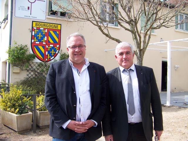 Laurent Duc, président Umih 69 et président national de Umih hôtellerie, et Patrick Revoyre, président Umih 71