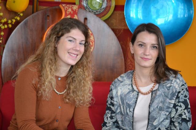 Emmanuelle Gain et Laëtitia Faburel.