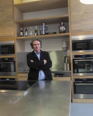 Gérald Passédat a inauguré son école de cuisine avec son plat signature : le Loup Lucie Passédat,...