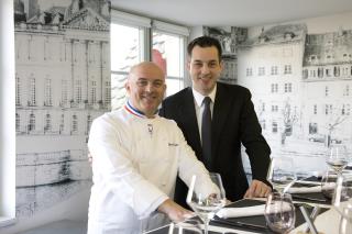 Le chef Olivier Nasti et Cédric Moulot totalisent trois étoiles à eux deux.