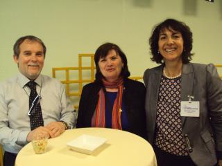 Jean-Yves Corvez, chef de travaux, Véronique Jacquot, proviseure-adjointe, Marianne Girou,...