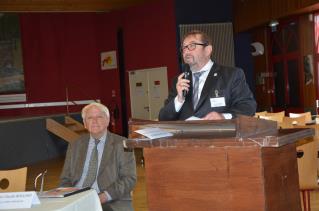 Jean-Claude-Boulard, maire du Mans, assistait à l'assemblée générale de la CPIH 72, présidée par...