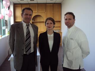 Philippe Lejeune directeur, Marianne Mirmand professeur de restaurant et Laurent lespagnol...