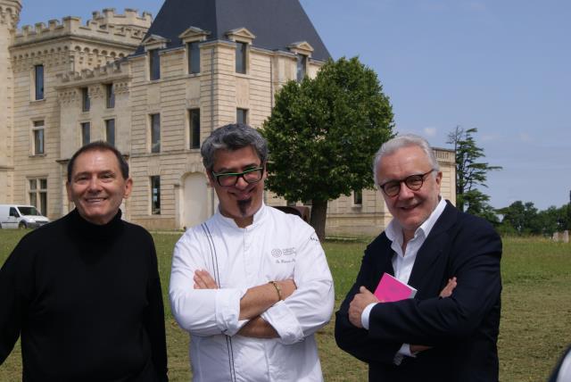 Jean-Marc Amat, Vivien Durand et Alain Durand.