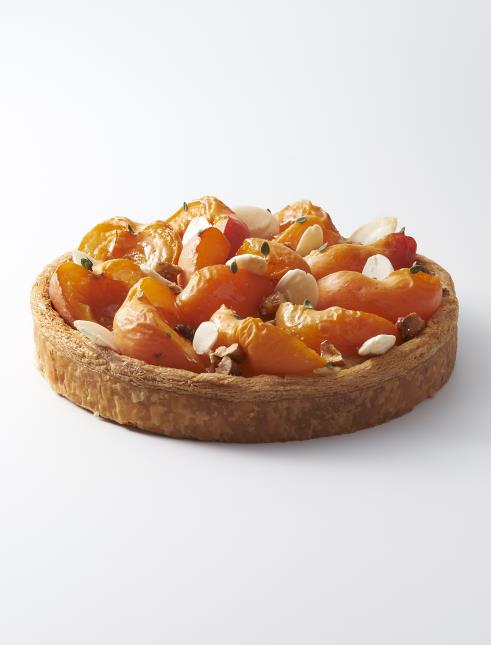 La tarte aux abricots.