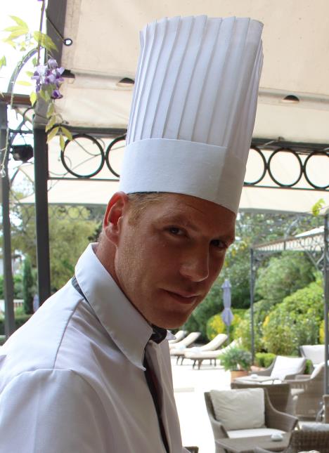 Mathieu Hericotte, chef au Mas de Chastelas à Gassin