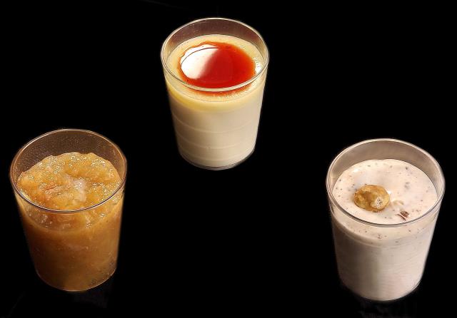 Trio de verrines (Comatec).