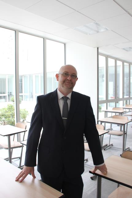 Denis Deroin a dirigé les travaux du lycée Rabelais.