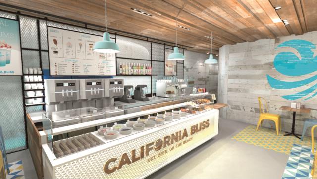 Quelques parfums de frozen yogurt, aromatisés de multiples manières : c'est la recette de California Bliss.