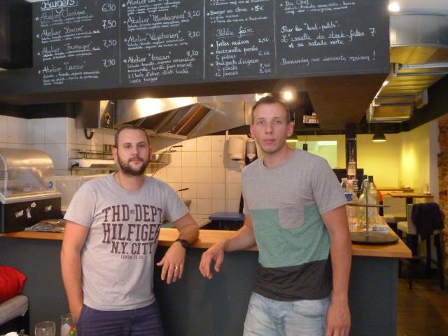 L'Atelier du Burger : 100 % fait maison .Nicolas Gourse, Mathieu Marcastel,