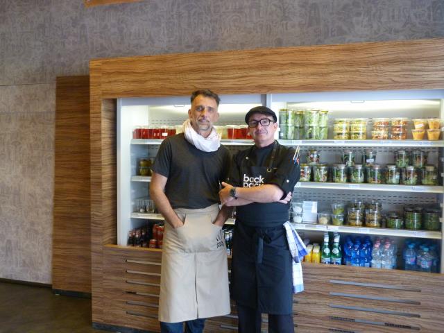 BackPack Café Labège, toutes les cuisines du monde. Luc Le Blanc, Bruno Gallou, le Chef.