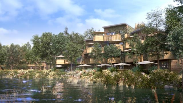 Vue d'architecture de Villages Natures.