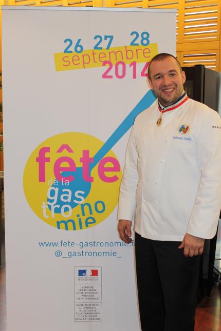 Guillaume Gomez, chef de l'Elysée et parrain de la Fête de la gastronomie 2014.