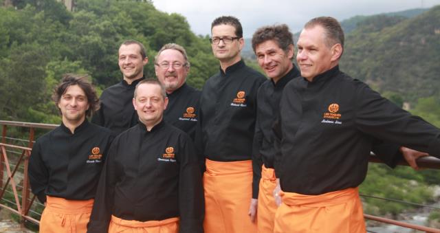 Les Toqués d'Ardèche prêts pour leur premier show culinaire le 20 mai dans la Vallée de l'Eyrieux.