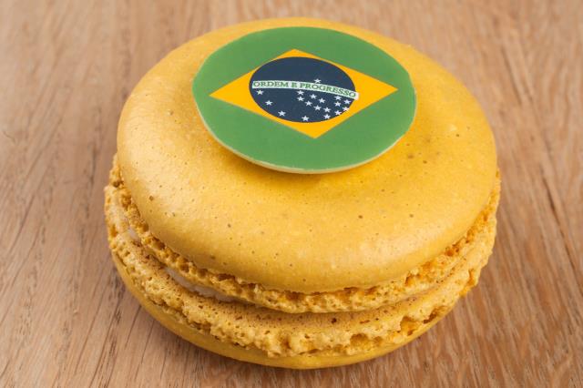 Le macaron coco-citron.