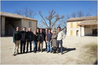 De gauche à droite : Lionel Goumy, Jean Jacques Guerrier, Philippe Enée, Aurélie Benazet, Pascal...