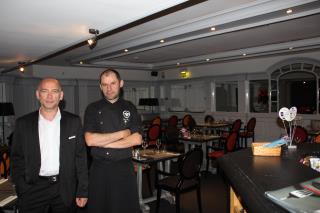 Jean-Marie Grosse et Eric Lesioux travaillent à redonner une nouvelle image au restaurant du Casino...