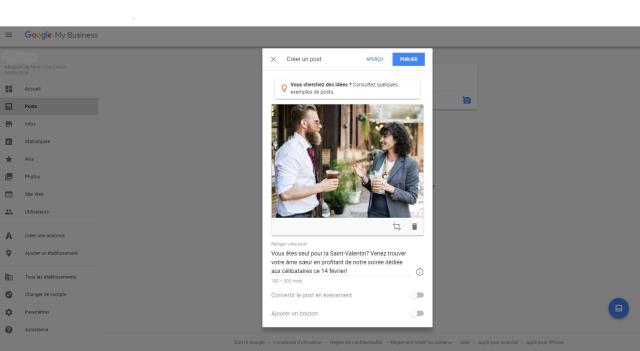 Les posts occupent de l'espace sur les résultats de recherche Google
