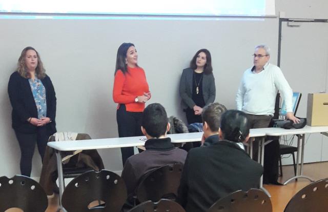 l'École Hôtelière du Périgord au lycée Bertran de Born à Périgueux pour la journée deciday