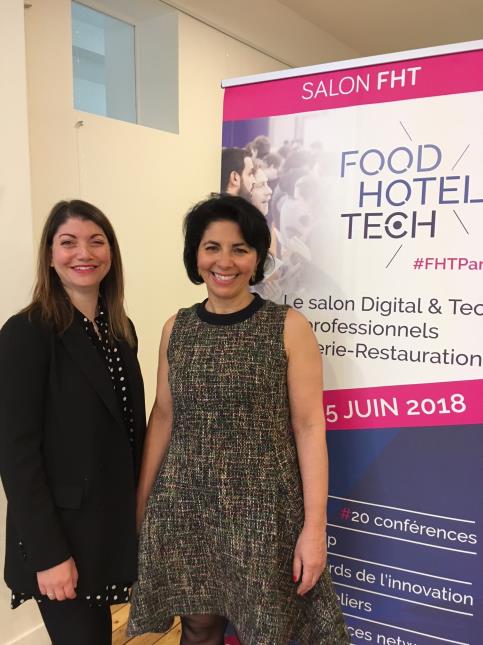 Shirli Salama, responsable marketing de FHT aux côtés de Karen Serfaty, créatrice du salon