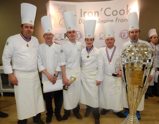 Les candidats de la finale iron Cook 2018