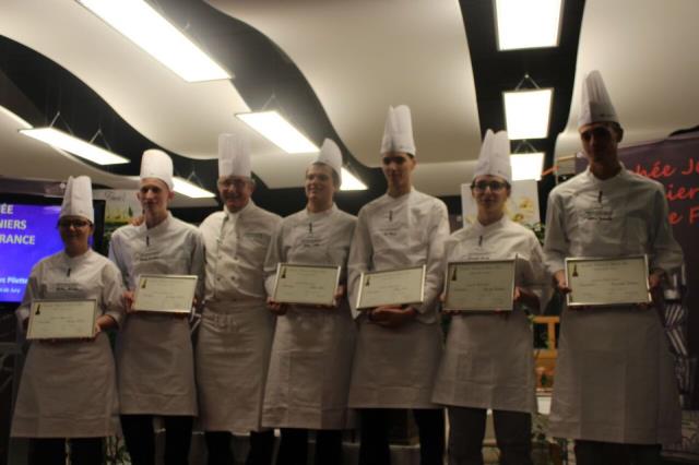 Les lauréats du trophée des Jeunes Cuisiniers des Haut de France