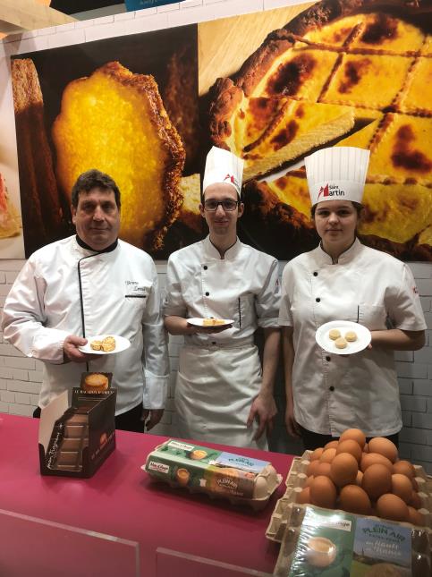 Bruno Leroux, Clément Coulin et Elsa Philippon présentent Le Macaron d'Amiens