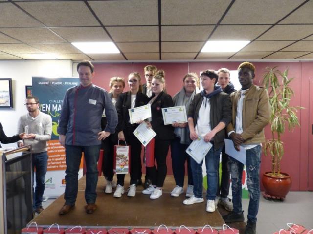 Les gagnants du concours Menu Normand à Emporter