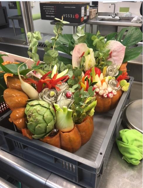 En collaboration avec Michèle Barrière un banquet XVIIèmme siècle a été concocté