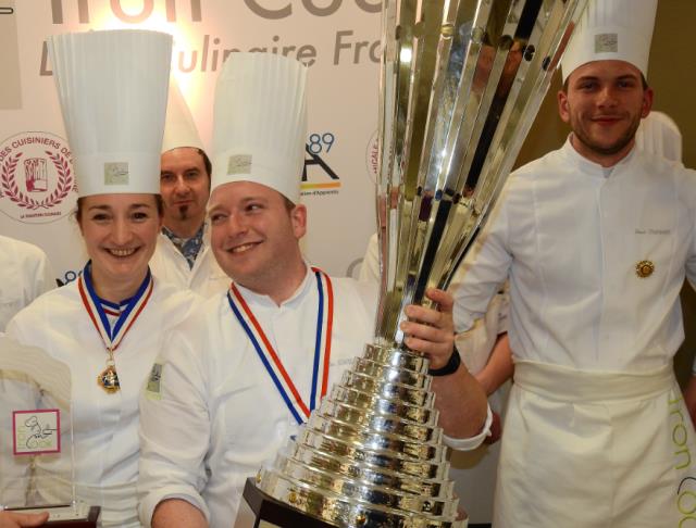Julien Bousquet remporte le trophée Iron cook 2018